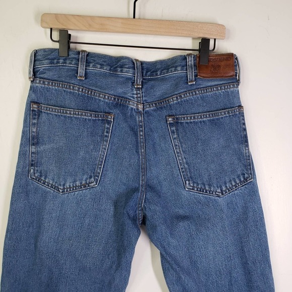 Lands' End Square Rigger Traditional‎ Fit Jeans Men's 32 Denim - Picture 5 of 7